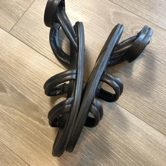 A New Day Ottie Ankle Strap Black Sandals Women’s Size 7.5 - Picture 3 of 8